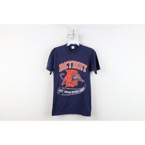 Vintage 80s Womens S 1984 Division Champs Detroit Tigers Baseball T-Shirt USA